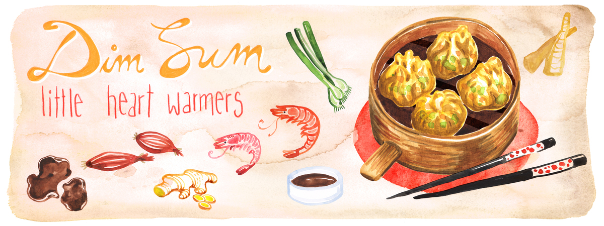 Dim Sum by Anne Quadflieg Aq theydraw and cook recipe