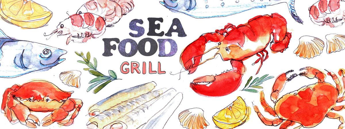 Cod Only Knows... by Laura Silveira Illustration Tdac seafood grill