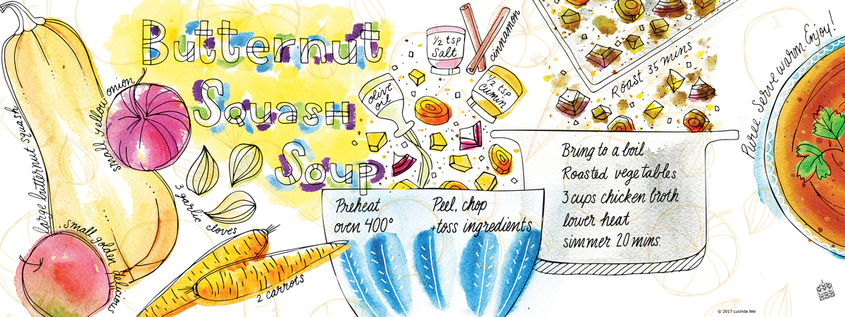 Butternut Squash Soup by Lucinda Wei Lucindawei butternutsquash recipe