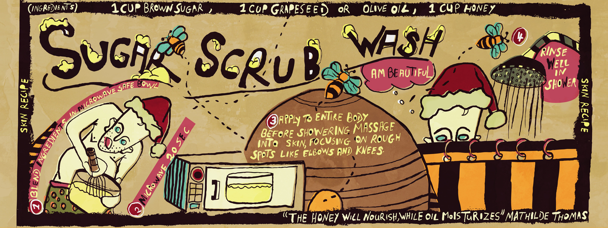 Santa's Honey Scrub Wash by Kevin Bongang Honey scrub