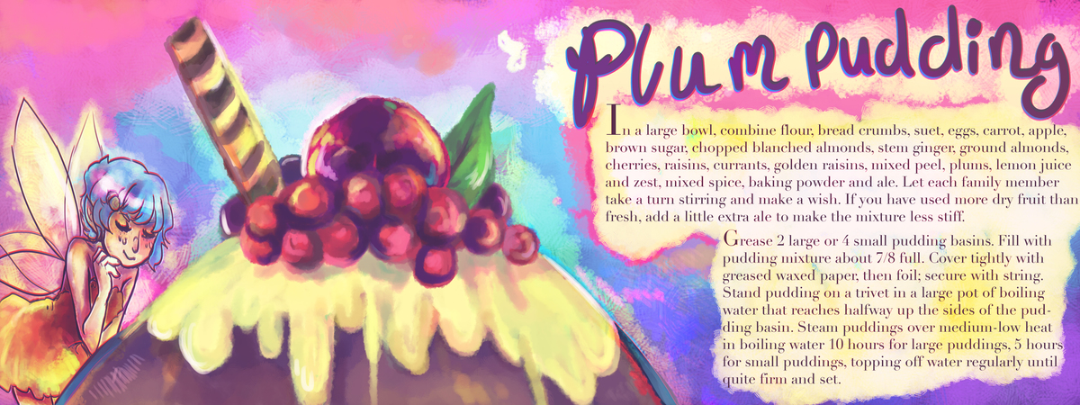 Fairy Plum Pudding by Kayla Stough Stoughplumpudding