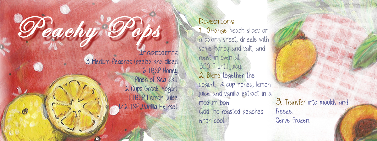 Peachy Pops by Sal Heye Peach1 pops