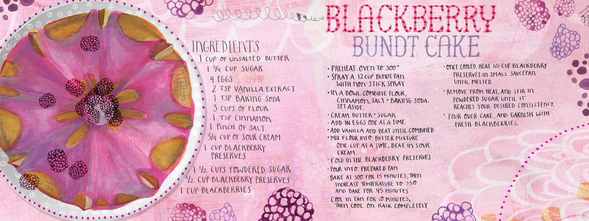 Blackberry Bundt Cake by Susan Evenson Blackberrybundt se