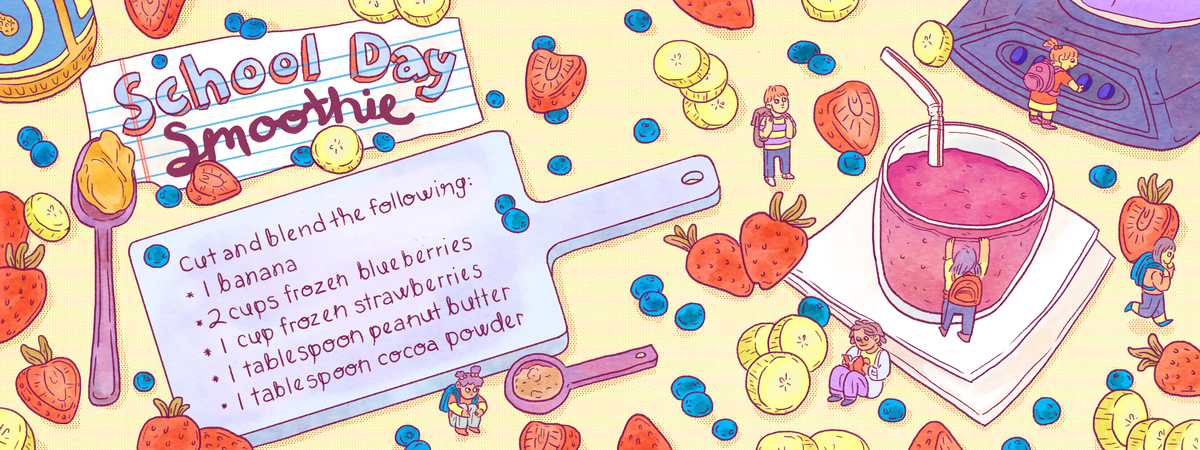 School Day Smoothie by Ashley Caswell Smoothie web
