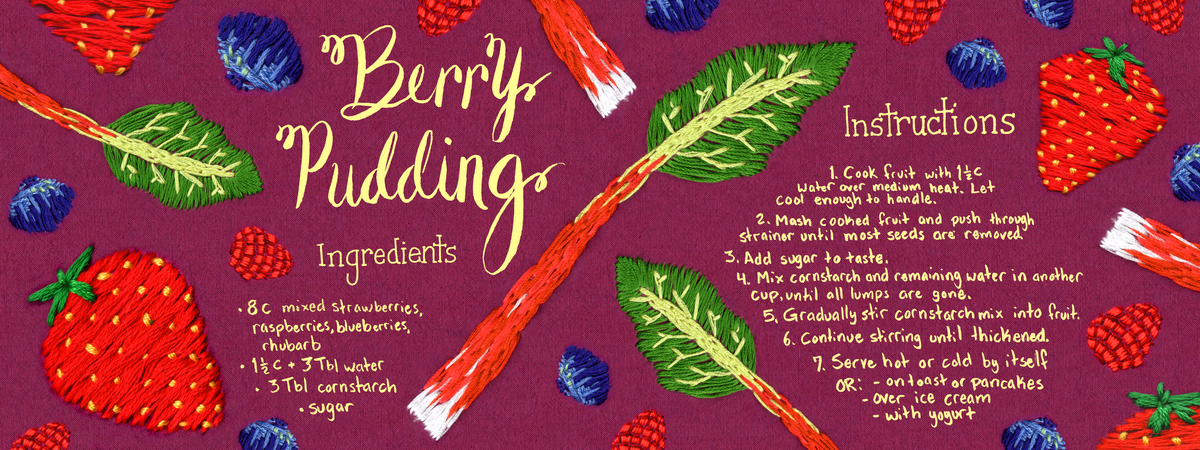 Berry Pudding by Evvy Veneziale Venezialeevvy tdacrecipefinal