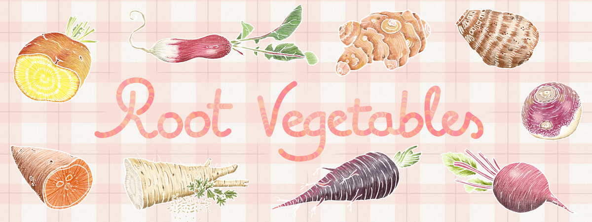 Root Vegetables by Cécile Rootvegetablessmaller
