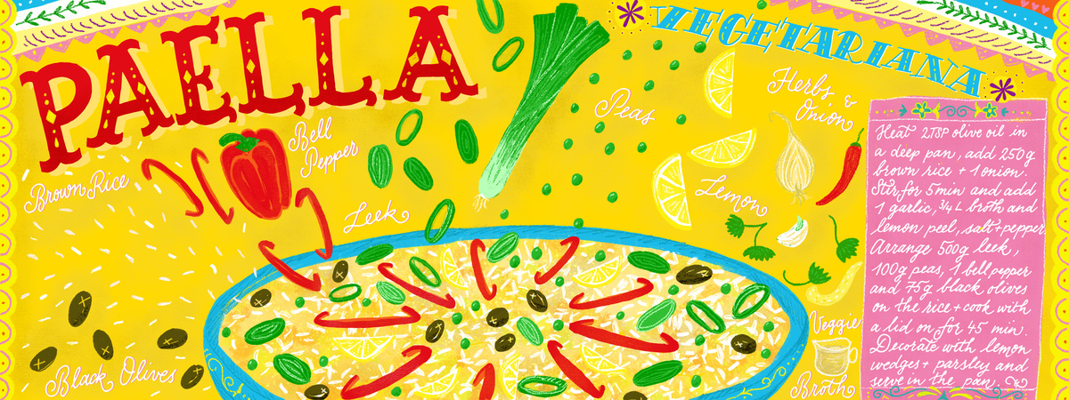 Vegetarian Paella by Julia Bausenhardt Paella vegetariana 2