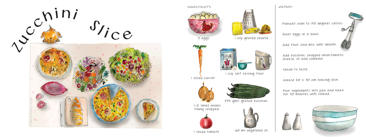 Zucchini Spring Slice by Lynn Priestley Artboard 1tdac