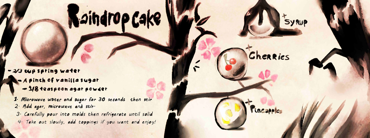 Raindrop Cake by Madeline Edwards Raindrop cake