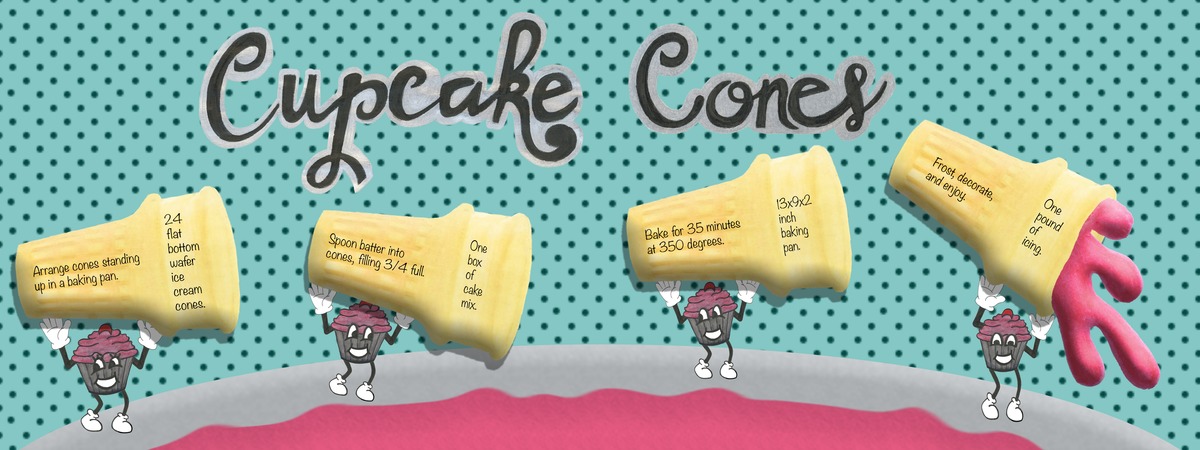 Cupcake Cones by Kamryn Dunton Cupcake cones