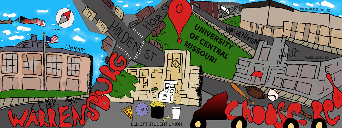 University Of Central Missouri by KaDarius KD Green Kadarius green map