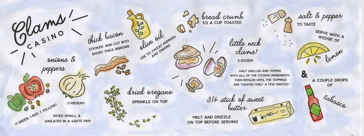 Clams Casino by Olivia Sergi