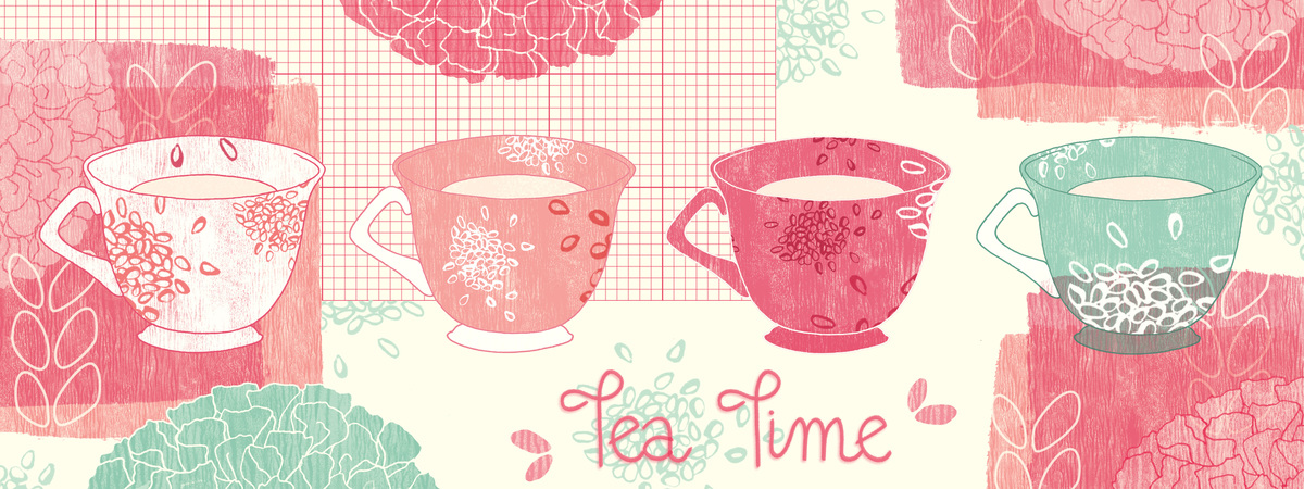 It's Tea Time! by Cécile Pinkteacupslong
