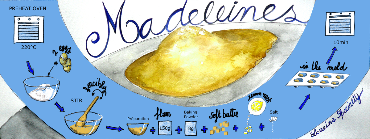 Madeleines by Lucie Thiam Bouleau Madeleines bon