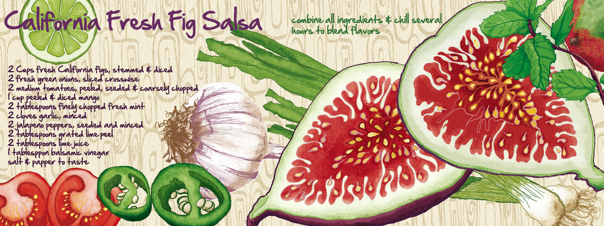 California Fresh Fig Salsa by Amanda Dilworth