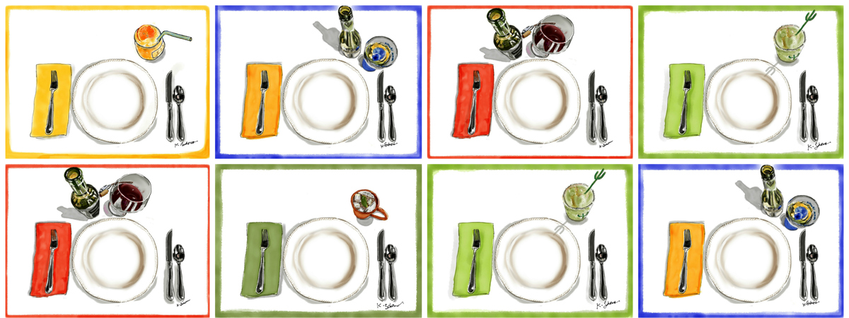 Setting the Table with Wine and Cocktails by K Schowe