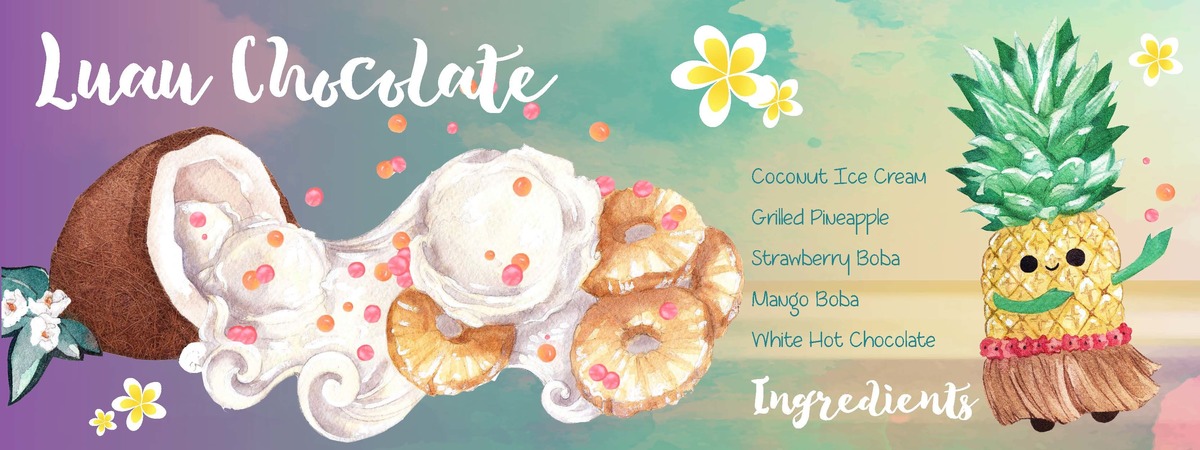 Luau Hot Chocolate by Heather Sisson Tropical recipe