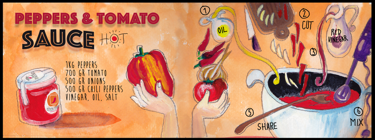 Peppers&Tomato Sauce by Milvia Vincenzini Pepperstomato