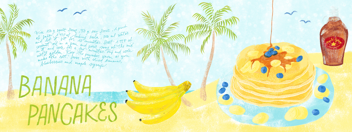 Banana Pancakes by Julia Bausenhardt