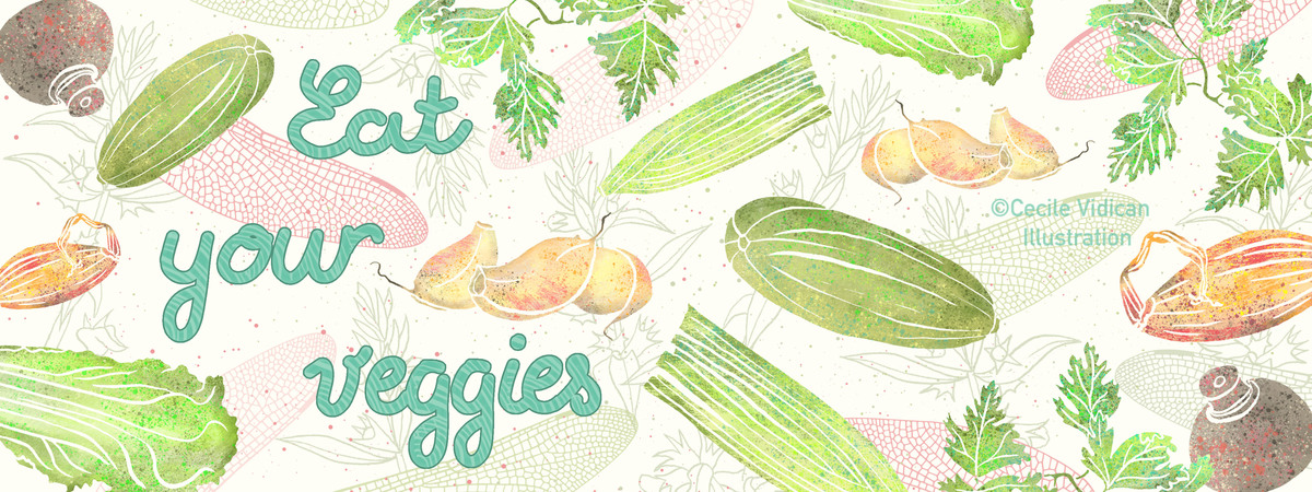 Eat your veggies! by Cécile