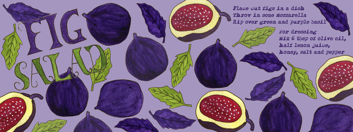 Fig Salad by Elaine Vitikainen