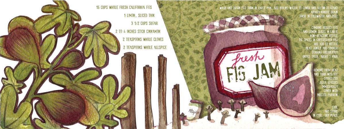 Fresh fig jam by Kathy De Wit