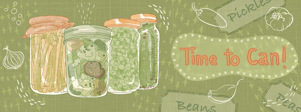 Time to Can Those Summer Veggies! by Cécile