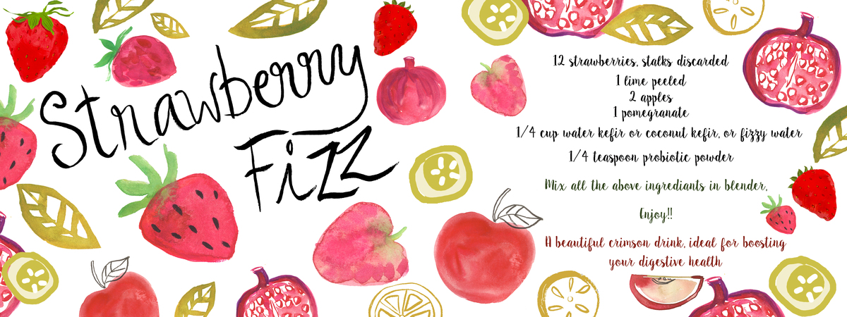 Strawberry Fizz by Farida Zaman
