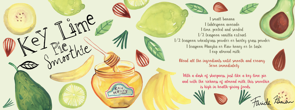 Key Lime Pie Smoothie by Farida Zaman