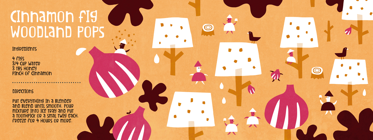 Cinnamon Fig Woodland Pops by AW Illustrations