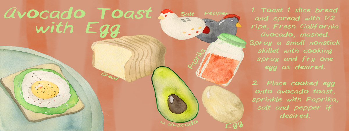 Avocado Toast by Natalie Mack