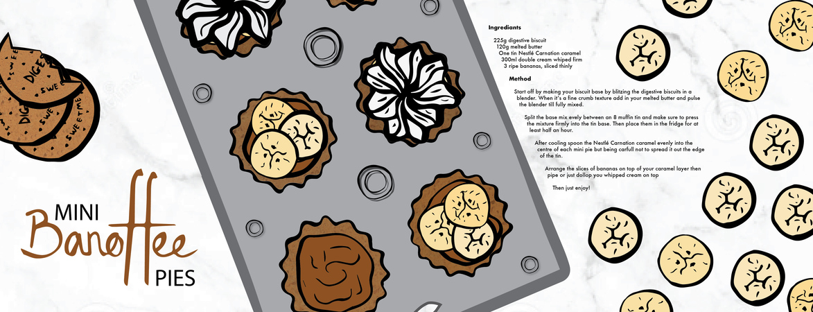 Mini Banoffe Pies by Grainne Dowling