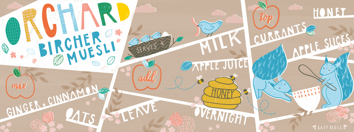 Orchard Bircher Muesli by Katy Bloss
