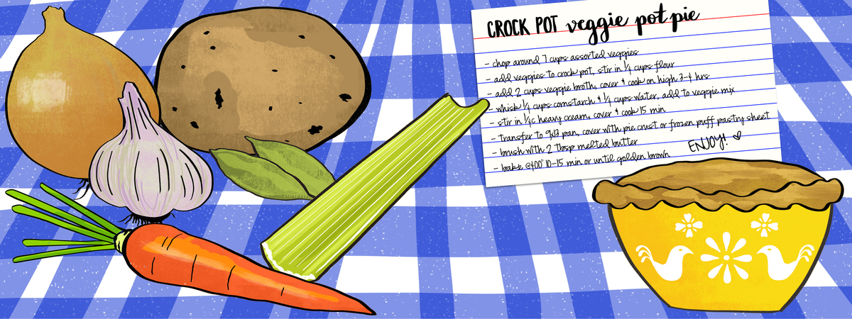 Crock Pot Veggie Pot Pie by Courtney Beth Cbk veggiepotpie tdac