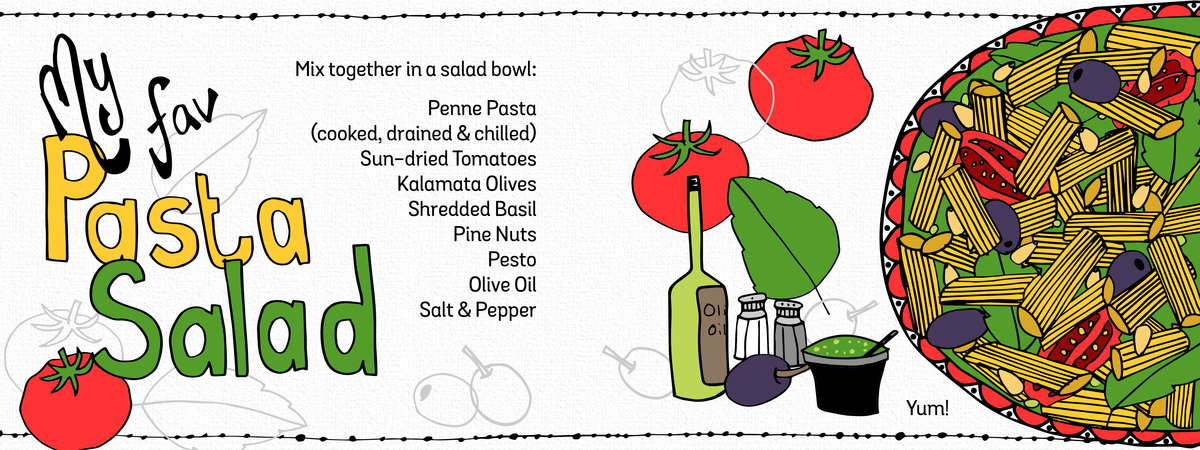 My fav Pasta Salad by Kara Peters Pasta salad kara peters