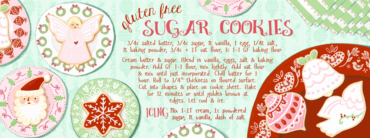 Gluten Free Sugar Cookies by Inga Larson Zwirschitz