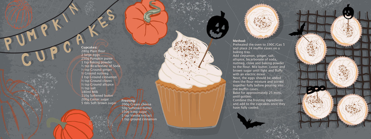 Pumpkin Cupcakes by Tanyia Lewis