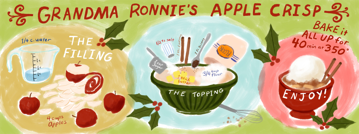 Grandma Ronnie's Apple Crisp by Talitha Shipman