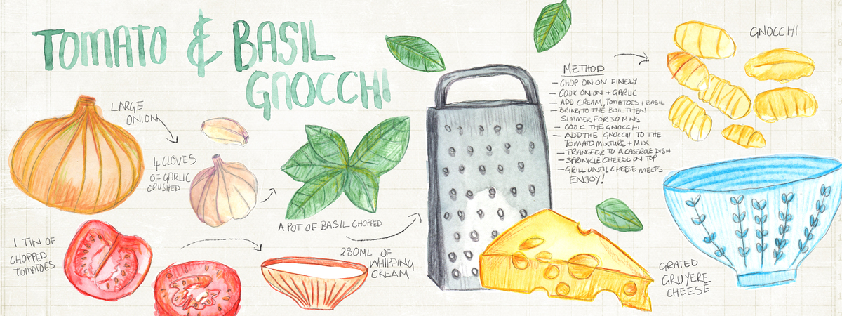Tomato and Basil Gnocchi by Victoria Brand Gnocchi