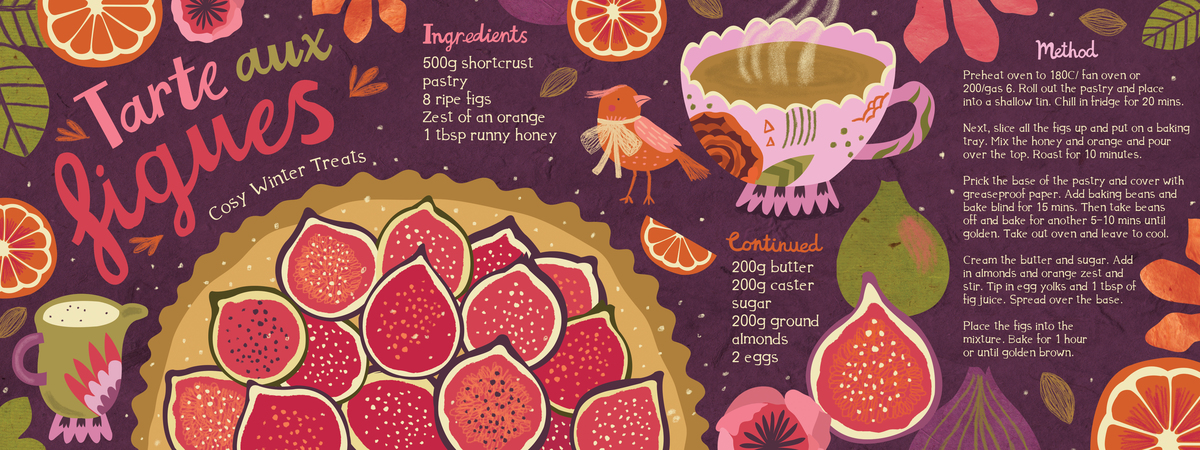 Tarte aux Figues by Kate Merritt