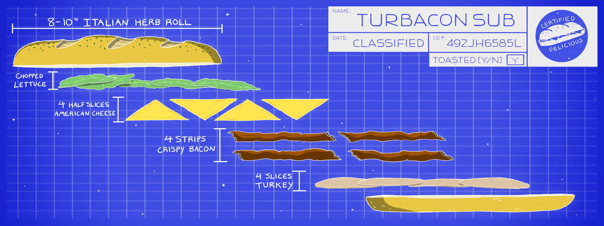 Turbacon Sub by James Martin Recipe illus