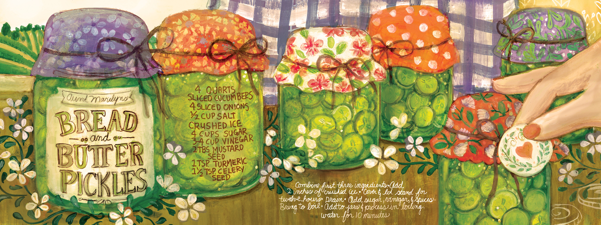 Aunt Marilyn's Bread and Butter Pickles by Jean Ruth Pickle for tdac