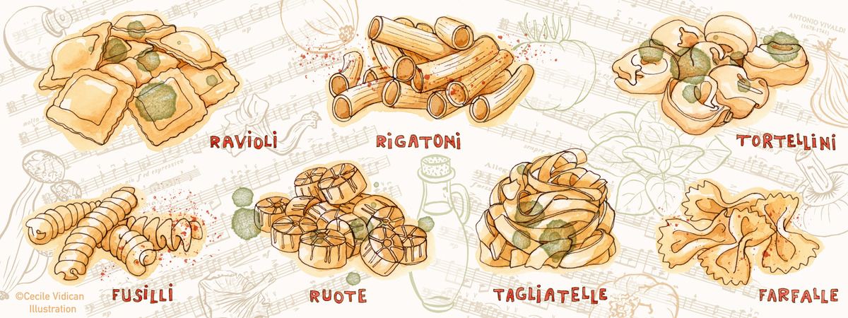Pasta e musica by Cécile