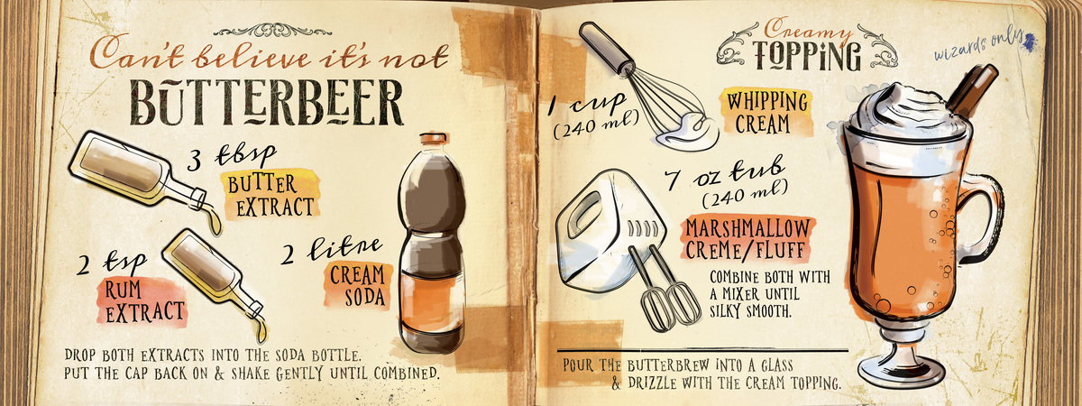 Faux butterbeer by Kasia Kronenberger