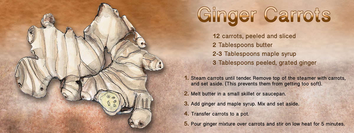 Ginger Carrots by Rikki Asher