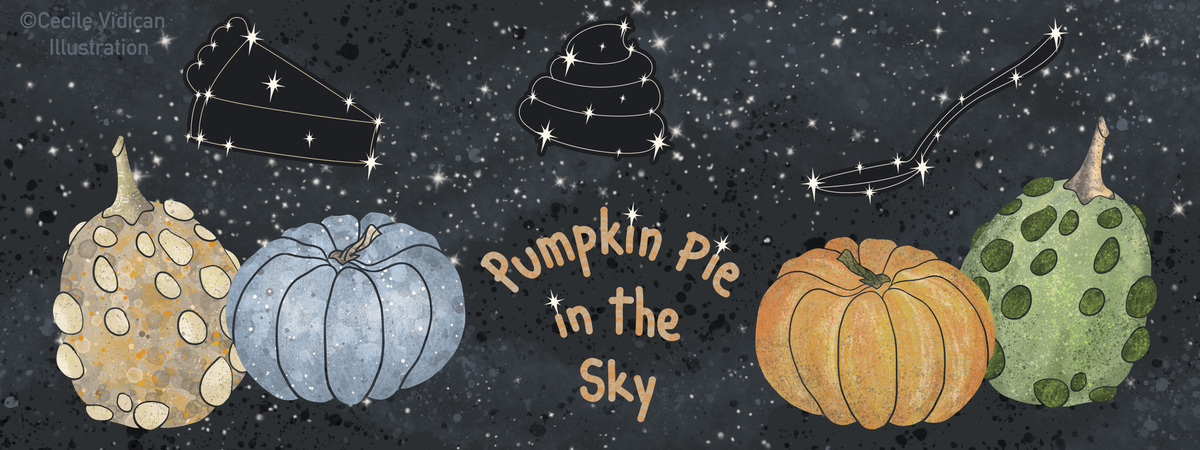 Pumpkin Pie in the Sky by Cécile
