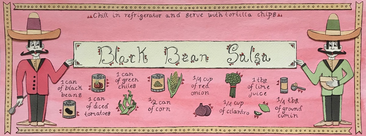 Black Bean Salsa by Megan Monsman Black bean salsa