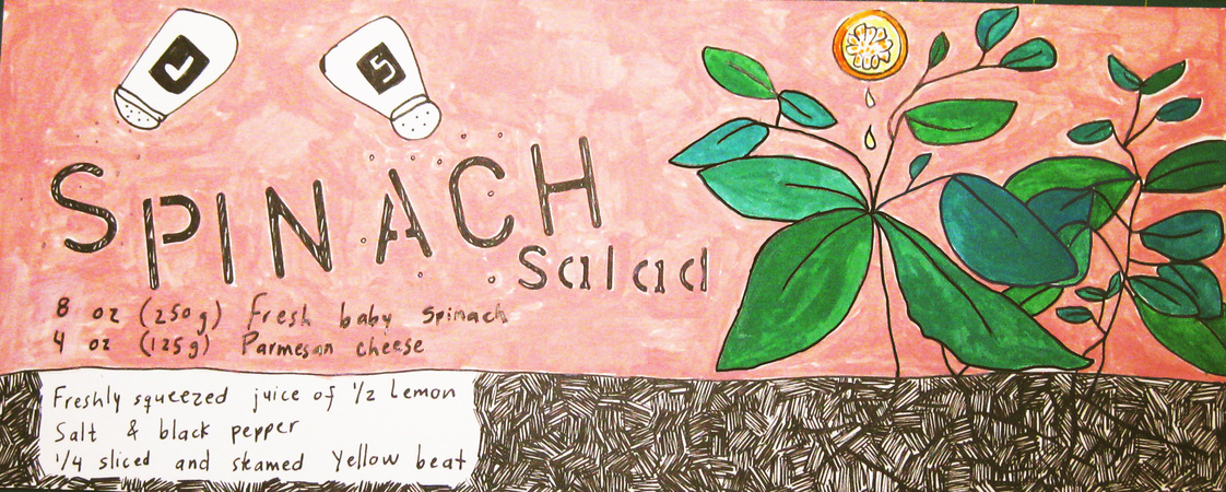 Spinach Salad by Claudia Horsey