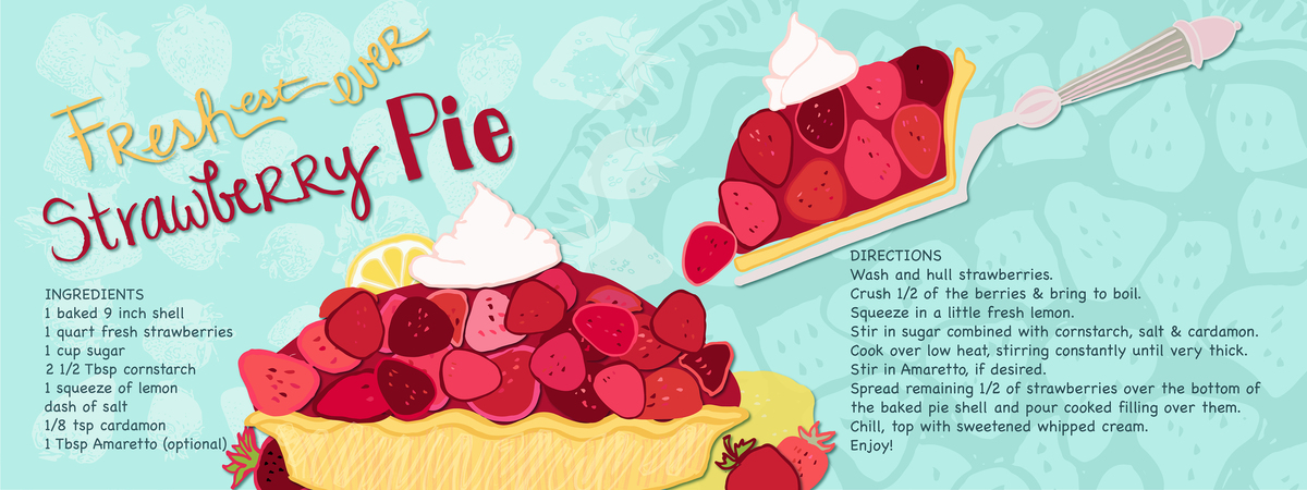 Freshest Ever Strawberry Pie by Roleen Senic