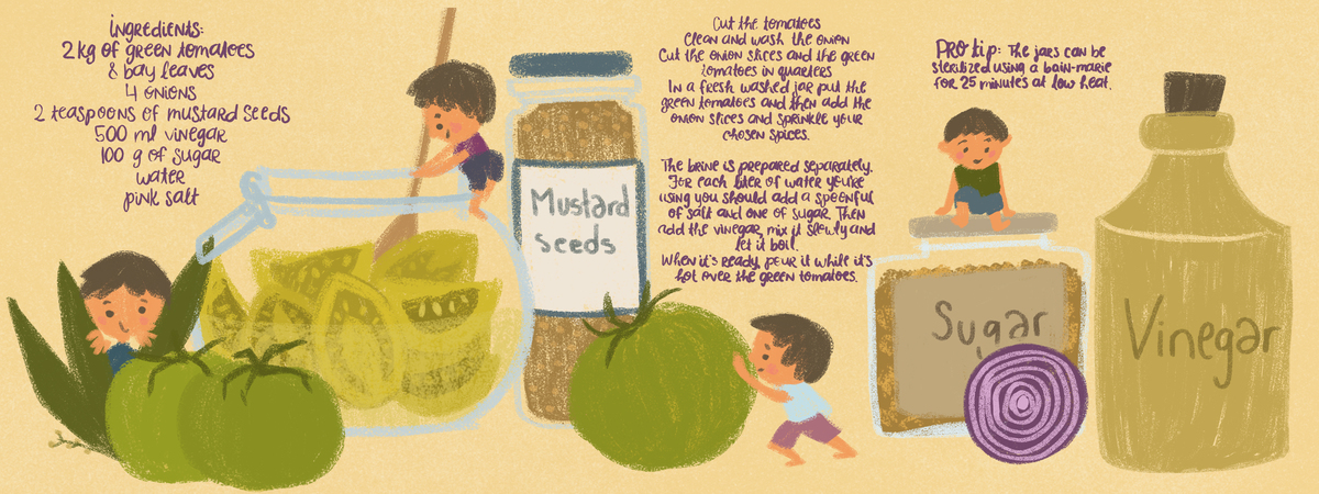 Green Tomatoes in Vinegar by Ruxandra Serbanoiu Recipe